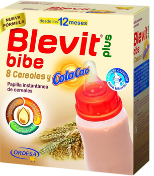 Kaszka wieloziarnista dla dzieci Ordesa Blevit Plus Bibe 8 Cereals and Colacao 300 g (8426594098773)