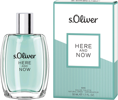 Woda toaletowa męska S.Oliver Here & Now 50 ml (4011700898121)