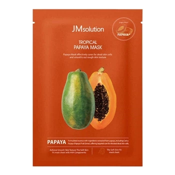 Тканинна маска з екстрактом папаї — JMsolution Tropical Papaya Mask, 1 шт.