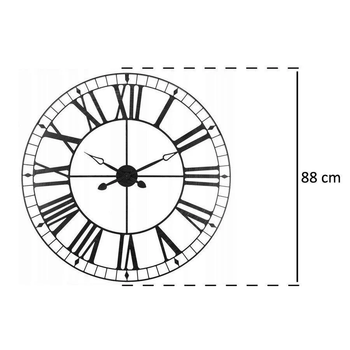 Zegar na ścianę Atmosphera Abram 88 cm (3560239223764)