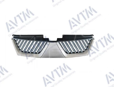 Решетка радиатора AVTM Mitsubishi Outlander XL 07-10 грунт Japan type Митсубиси Аутлендер ХЛ АМ0037582