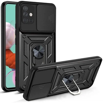 Протиударний броньований чохол із захистом камери для Samsung Galaxy A51 ( A515 ) Armor Case Keysion black