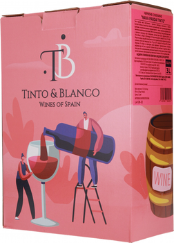 Вино NAVA PARDA Tinto красное сухое 12.5% 3 л (8429168000455)