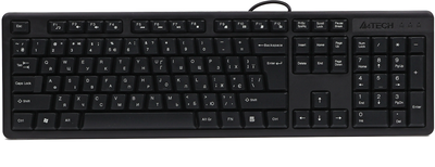 Клавіатура дротова A4Tech KKS-3 USB Black (4711421985864)