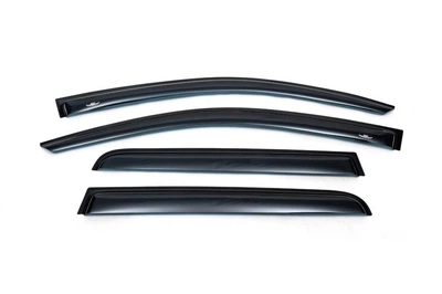 Ветровики для Mitsubishi Outlander 2006-2012 (4 шт), Дефлекторы окон Mitsubishi Outlander V2