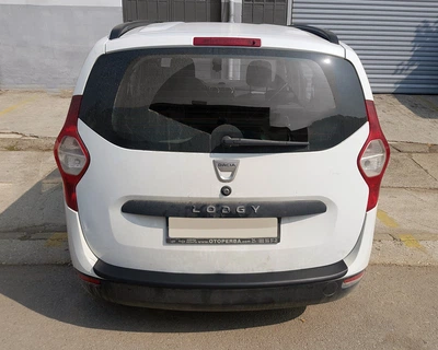Захисна накладка на задній бампер EuroCap (ABS) для Renault Lodgy 2013-2022