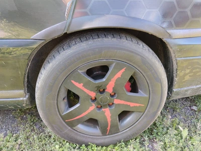 Комплект накладок на арки (4 шт, черные, ABS-пластик) для Opel Omega B (1994-2003)