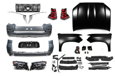 Комплект рестайлинга для Toyota Land Cruiser Prado 150 (2009-2016) с Full Led оптикой, Обновление стиля
