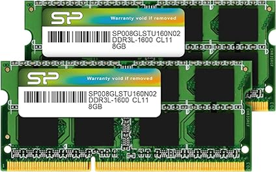Оперативная память Silicon Power 16GB (2 x 8GB) DDR3L-1600 (PC3L-12800) SODIMM 2Rх8 (SP008GLSTU160N02)