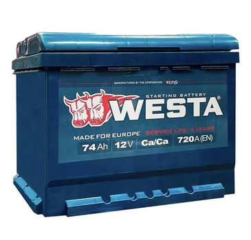 Акумулятор Westa Premium 74 Ah 720A