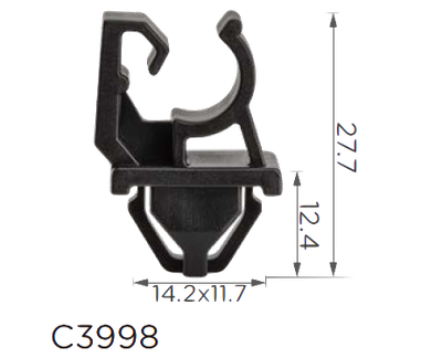 Клипса упора капота Hyundai, Kia, Mitsubishi, Honda, GM, Daewoo (90672SNB003, 81174-21010, 8117411000, 81174 A7000, 81174 11001, 81174 21000, 94530161, 21011)