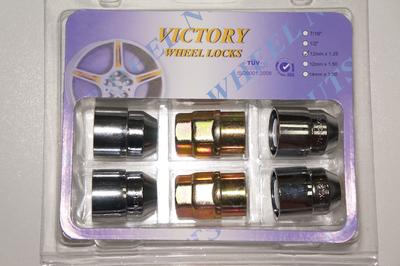 Секретные гайки VICTORY 12x1,25 (2 ключа/закрытая/высота 30 мм) CHEVROLET INFINITI NISSAN SAAB SUBARU