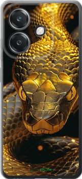 Чехол на Oppo A3X 4G/5G Golden snake "6072u-3815-70447"