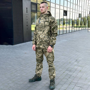 Демісезонний Костюм Горка ріп-стоп Куртка + Штани піксель розмір S
