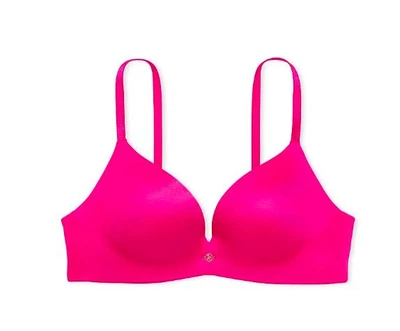 Бюстгалтер Victoria's Secret So Obsessed Wireless Push-Up Bra Pretty Blossom Рожевий 34A (75A)