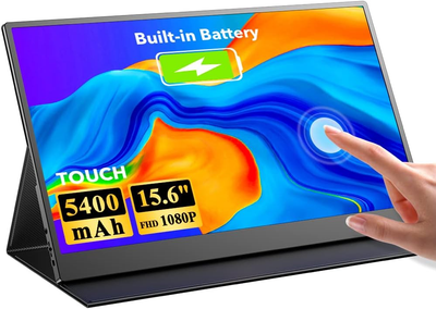Сенсорный портативный монитор 15.6" UPERFECT Full HD IPS 60 Гц Б/В