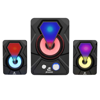 Компьютерные колонки Jeqang JS-880, USB, 3.5mm, Черный