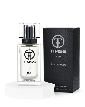 Парфумована вода TIMSS для чоловіків "BLACK KODE" аналог Giorgio Armani Armani Black Code 50 мл