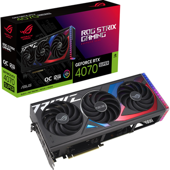Видеокарта Asus ROG Strix GeForce RTX 4070 SUPER 12GB OC (ROG-STRIX-RTX4070S-O12G-GAMING) EU [127872]
