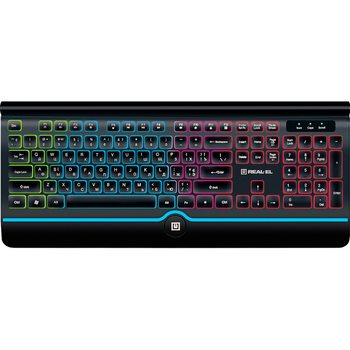 Клавіатура REAL-EL Comfort 8000 Backlit Black (EL123100033) [128769]