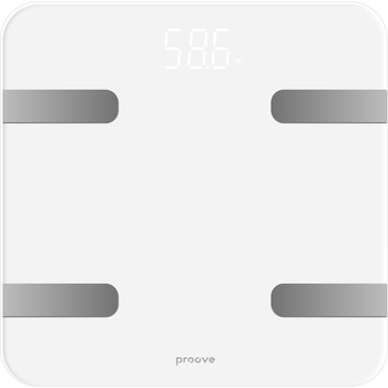 Розумні ваги Proove Numbers White (SLBP00010002) [127889]