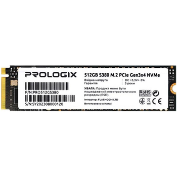 SSD накопитель Prologix S380 512GB (PRO512GS380) [119331]