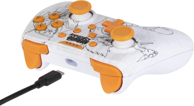 Gamepad przewodowy Konix Naruto Switch/PC White (3328170287432)