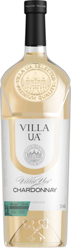 Вино VILLA UA Chardonnay белое сухое 1.5 л 9.5-14% (4820235320096)