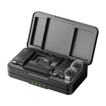 Беспроводная микрофонная система Ulanzi Vijim A100 Wireless Lavalier Microphone Type C UV-A014A A100 Black