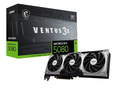 Відеокарта MSI GeForce RTX 5080 16G VENTUS 3X OC
