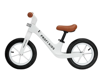 Беговел детский PROFI KIDS MBB 1011-1 2 колеса 30см резиновых надувных, рама, вилка, руль, голубой цвет.