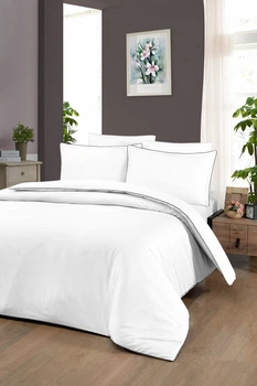 Постельное белье La Romano Premium Satin 200×220 Lucca White