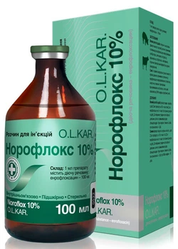 Норофлокс 10% O.L.KAR 100мл (енрофлоксацин)