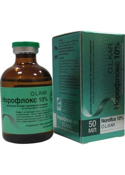 Норофлокс 10% O.L.KAR 50мл (енрофлоксацин)