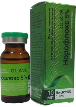 Норофлокс 5% O.L.KAR 10мл (енрофлоксацин)