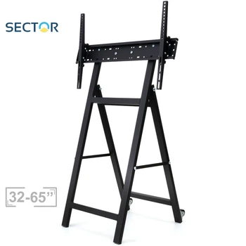 Мобильная стойка Sector T13 Black подставка для телевизора/интерактивной панели 32-65"