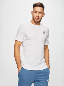 Футболка чоловіча Under Armour UA M Sportstyle LC SS 1326799-100 L Біла (192007419227)