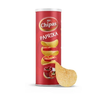 Чіпси Mr. Chipas Paprika, паприка, тубус 160г