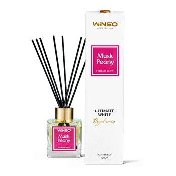 Ароматичні палички Winso Ultimate White Musk Peony 100мл парфум для дому та офісу ароматизатор освіжувач повітря (IO-JU_22B)
