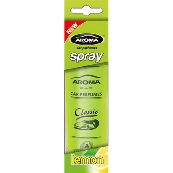 Ароматизатор Aroma Car Spray Classic Lemon 50ml рідкий освіжувач повітря для автомобіля цитрусовий спрей (IO-JU_22B)