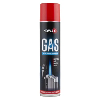 Газ для заправки зажигалок Nowax 300мл универсальный баллон газовая смесь пропан-бутан для многоразовых зажигалок (LO-TH_11C)