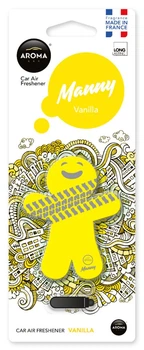 Ароматизатор Aroma Car Manny Vanilla для автомобиля освежитель воздуха в виде человека с запахом ванили брелок (LO-TH_11C)