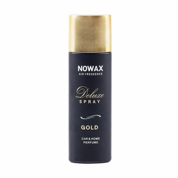 Ароматизатор воздуха Nowax Deluxe Spray Gold 50ml освежитель для автомобиля квартиры офиса спрей для нейтрализации запахов (IO-JU_22B)