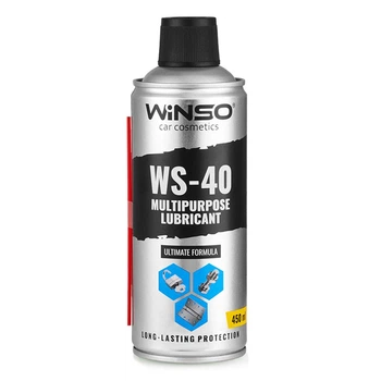 Смазка многофункциональная Winso WS-40 450мл проникающее средство для защиты и смазки механизмов антикоррозийная (LD-BN_33A)