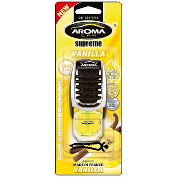 Ароматизатор Aroma Car Supreme Slim Vanilla 7мл для автомобиля освежитель воздуха с ванильным ароматом (LD-BN_33A)