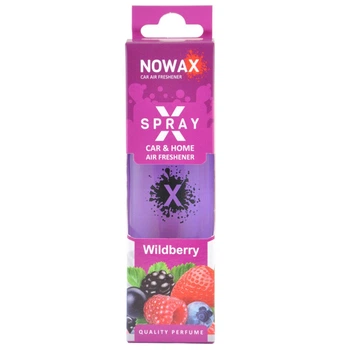 Ароматизатор Nowax X Spray Wildberry для автомобиля освежитель воздуха с распылителем для салона авто ароматизатор (LO-TH_11C)