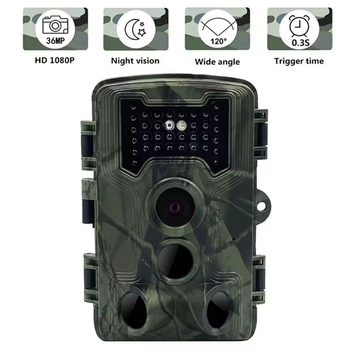 Фотопастка Suntek DL-PR1000 FULL HD 36MP 23м, огляд 120°, IP65 (автономна камера) камера спостереження мисливська з екраном та записом звуку