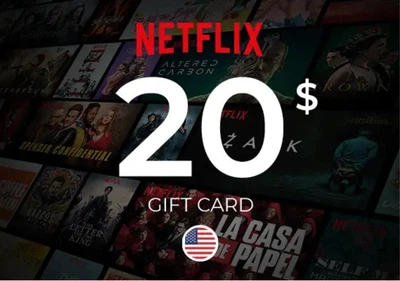 Подарочная карта Netflix Gift Card 20 USD (USA)