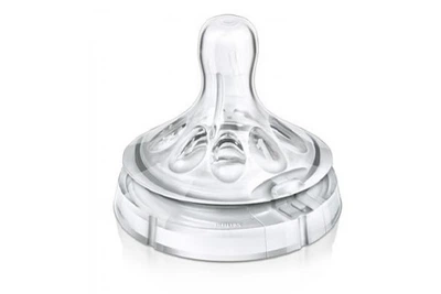 Соска силіконова Philips SCF651/27 2 шт 0+ прозорий