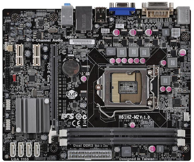 Б/У Материнская плата Elitegroup H61H2-M2 rev.1.0 s1155